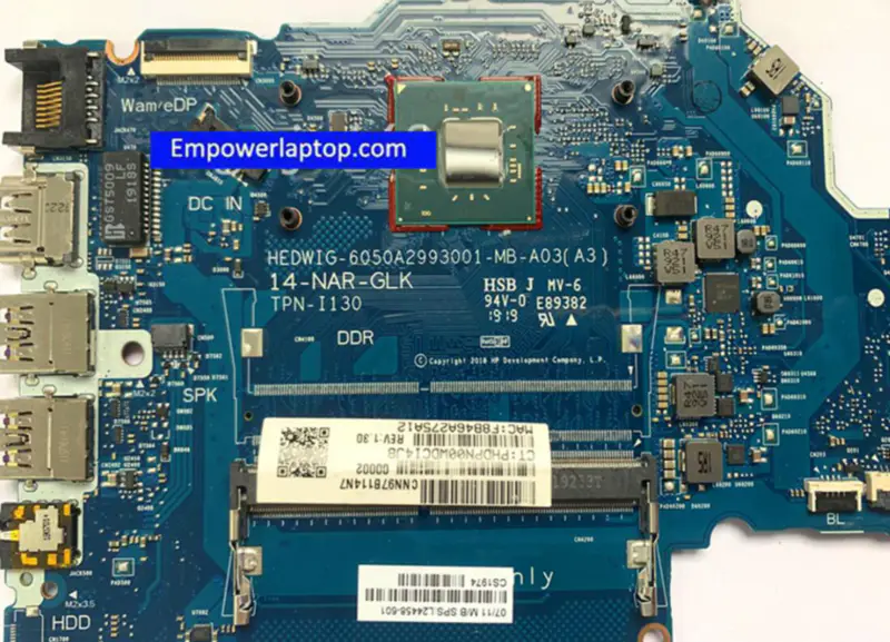 Základní deska HP 14-DF L24462-601 L24462-001 6050A2993001-MB-A03