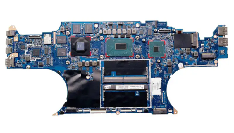 HP X360 G5 L30969-601 DA0XW1MBAI0 základní deska SR3YX Xeon E-2176M N18P-Q1-A1 P1000 4GB DDR4