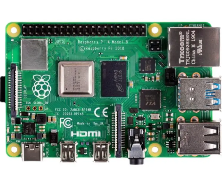 Raspberry Pi 4 Oficiální originální model B Dev Board Kit RAM 2G 4G 8G 4jádrový procesor 1,5Ghz