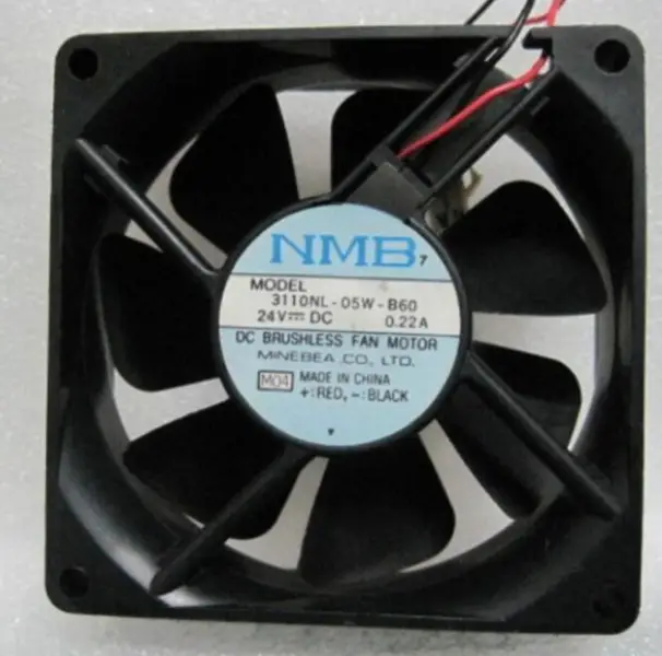 NMB-MAT 3110NL-05W-B60 M04 DC 24V 0,22A 80X80X25mm Serverový chladicí ventilátor