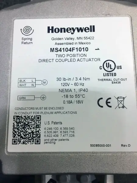 HONEYWELL MS4104F1010
