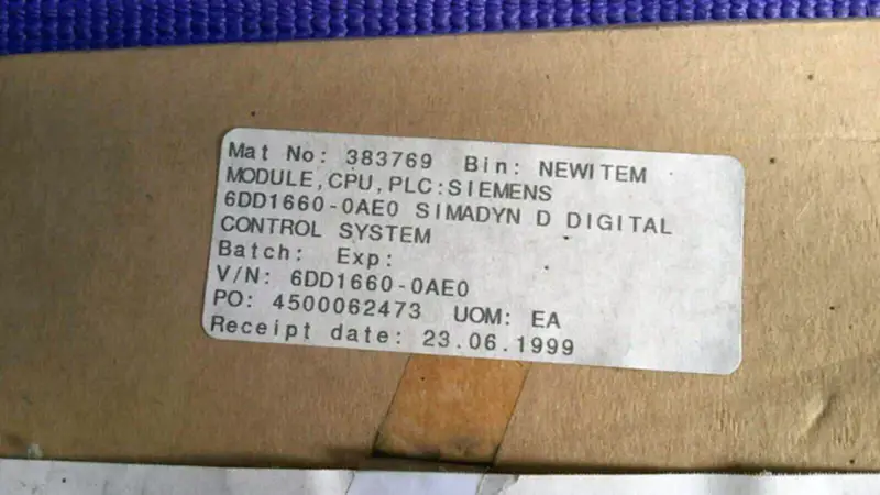 Siemens 6DD1660-0AE0