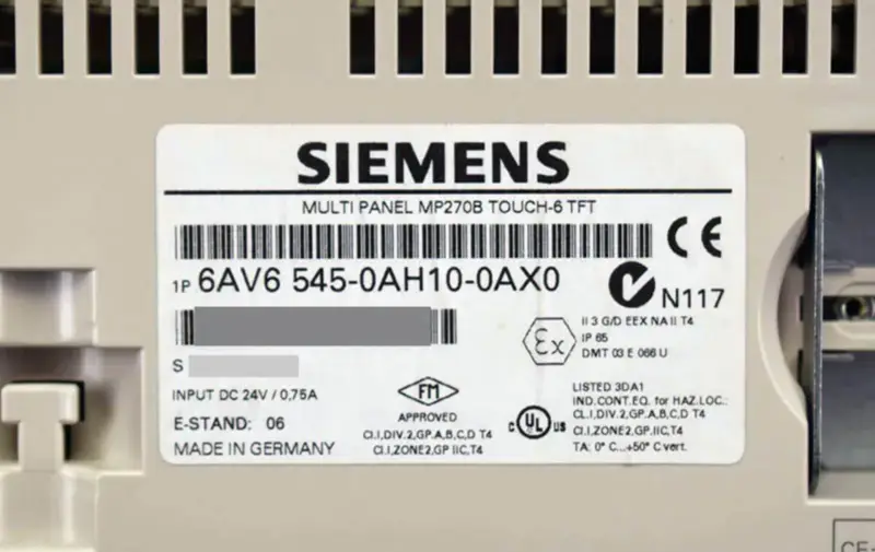Siemens 6AV6545-0AH10-0AX0
