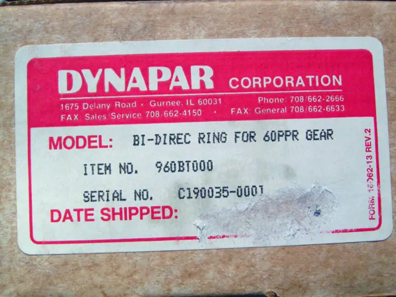 Dynapar 960BT000