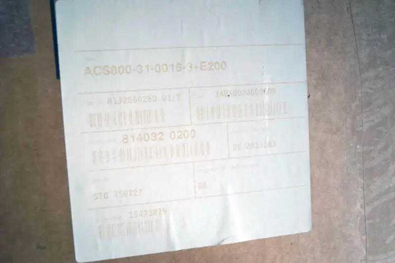 ABB ACS800-31-0016-3+E200
