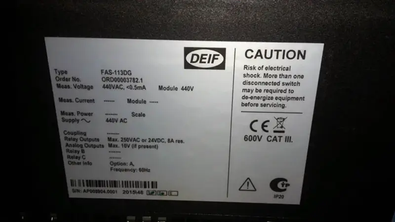 DEIF FAS-113DG