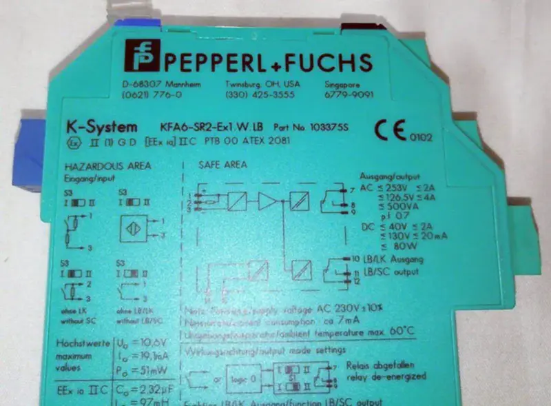 PEPPERL FUCHS KFA6-SR2-EX1.W.LB
