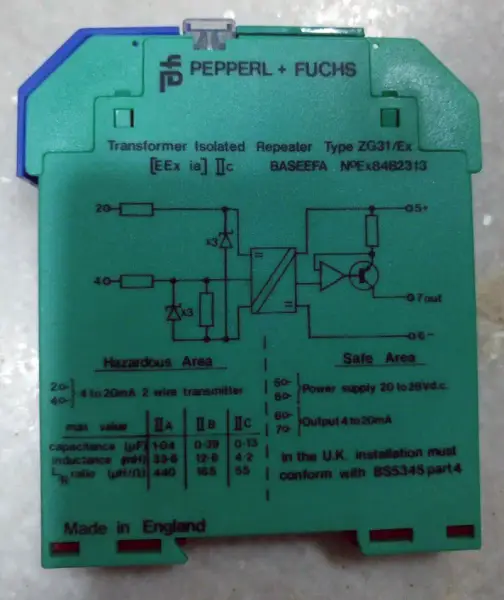 Pepperl+Fuchs ZG31/EX