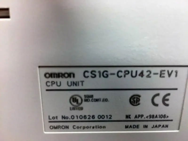 Omron CS1G-CPU42-EV1