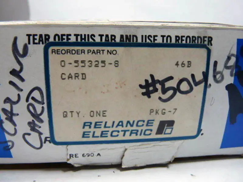 Reliance Electric 0-55325-8