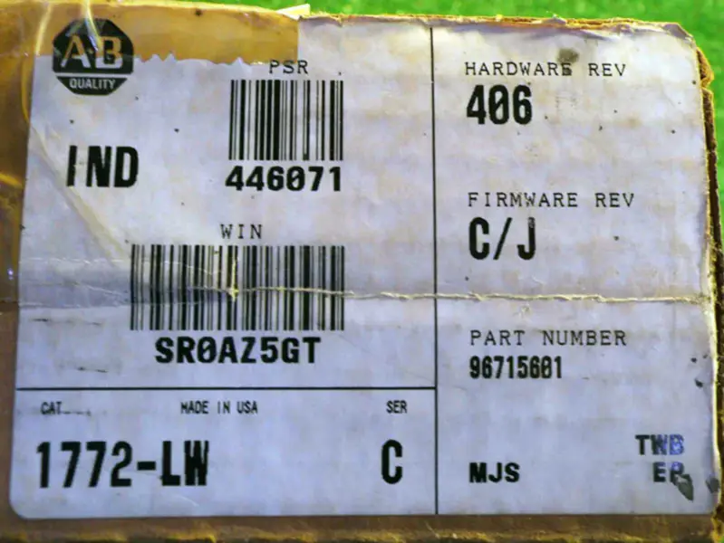 Allen-Bradley 1772-LW