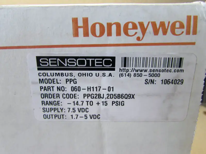 Honeywell 060-H117-01