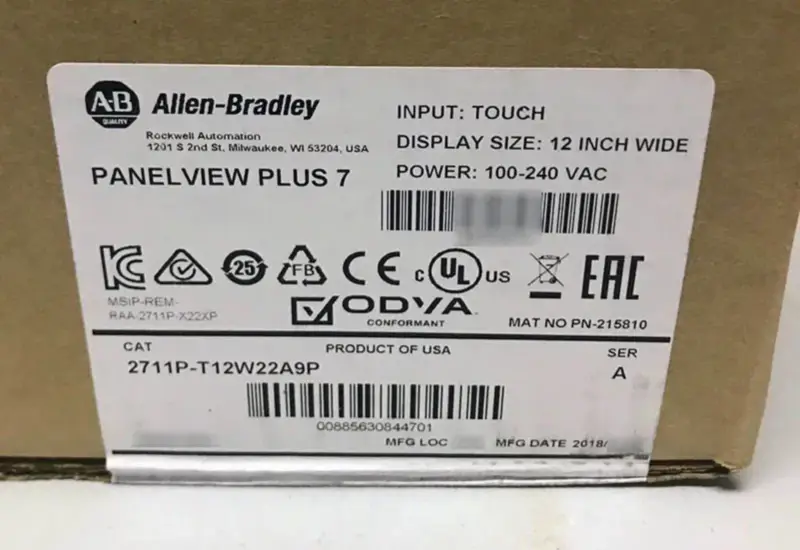Allen-Bradley 2711P-T12W22A9P