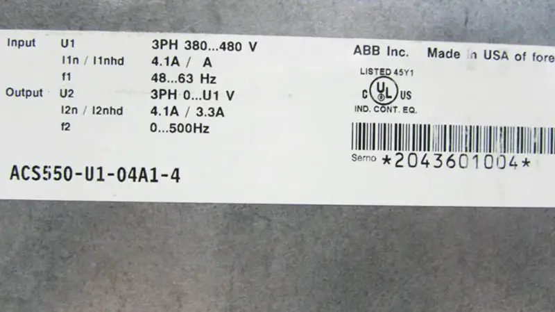ABB ACS550U104A14