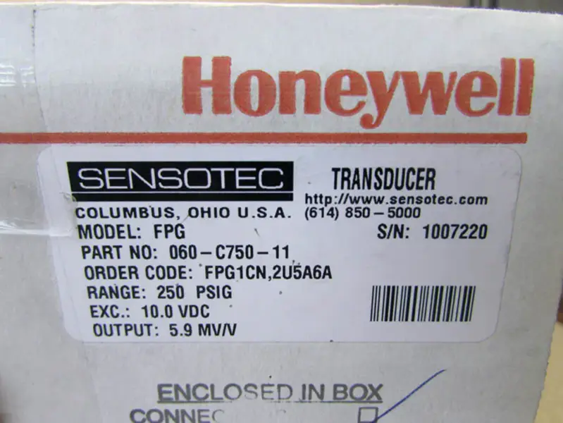 Honeywell 060-C750-11