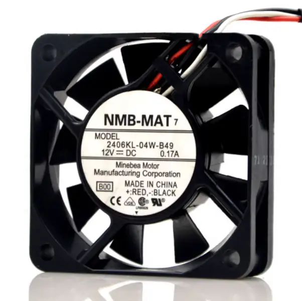 NMB 2406KL-04W-B49 12V 0,17A 3vodičový chladicí ventilátor