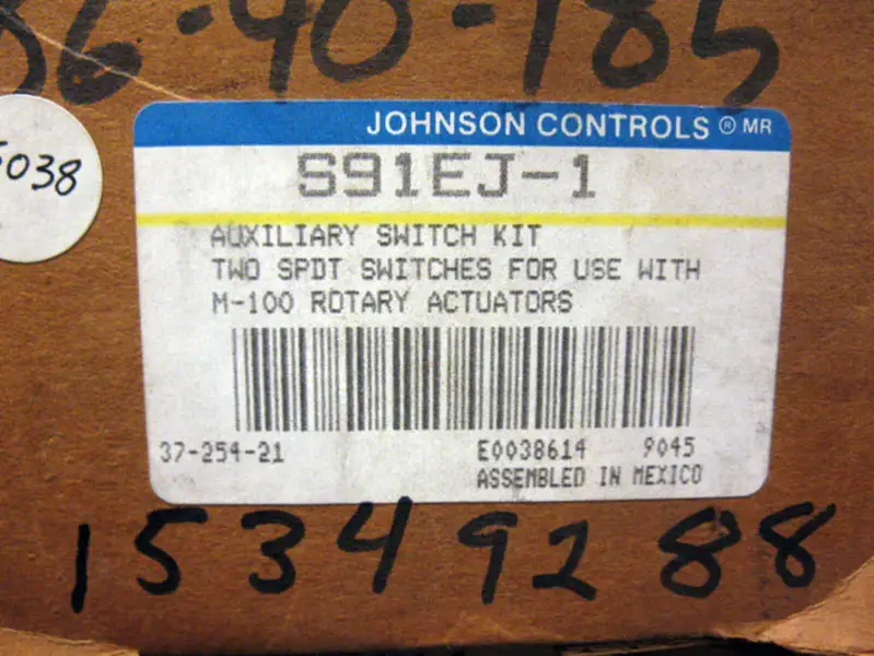 Johnson Controls S91EJ-1