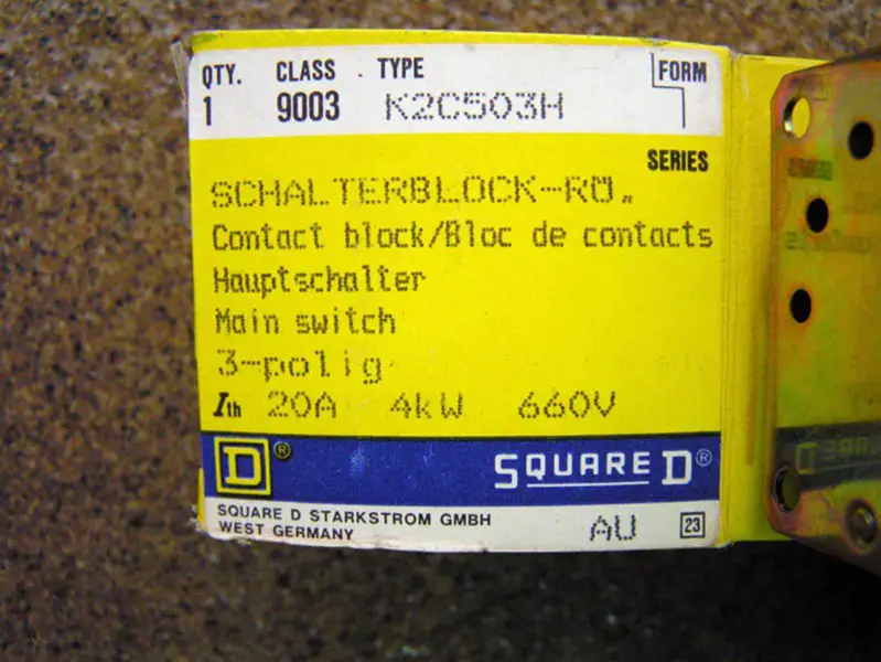 Square D 9003K2C503H