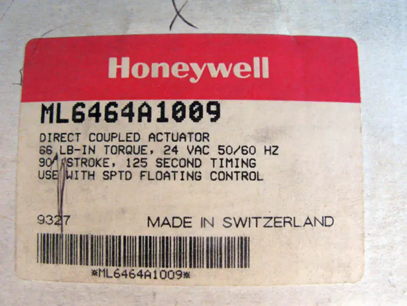 Honeywell ML6464A1009