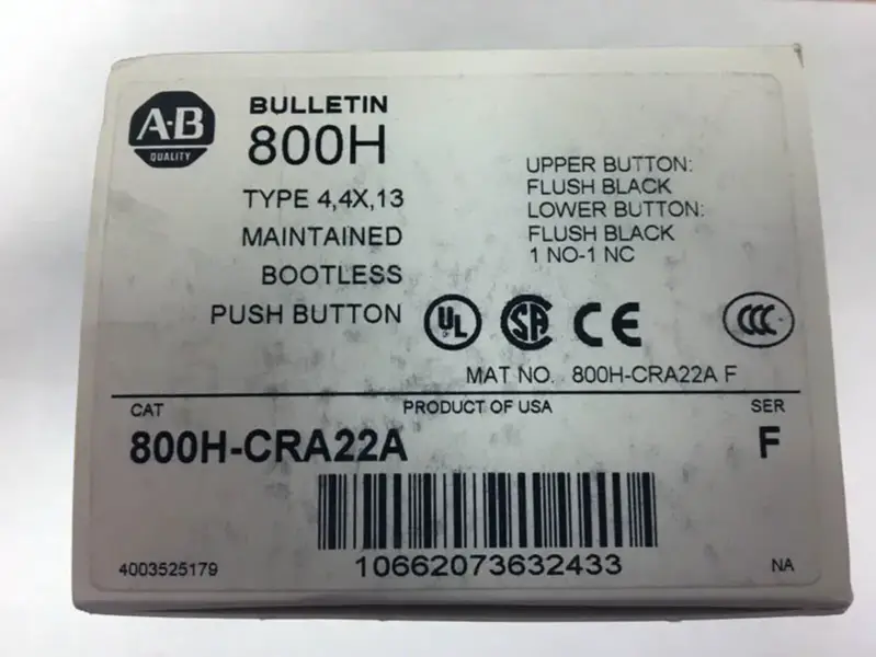 Allen-Bradley 800H-CRA22A