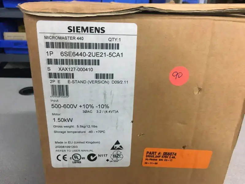 Siemens 6SE6440-2UE21-5CA1