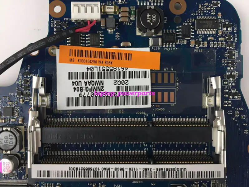 Toshiba K0001042 Toshiba Satellite 660 665 Základní deska Intel Základní deska ATX