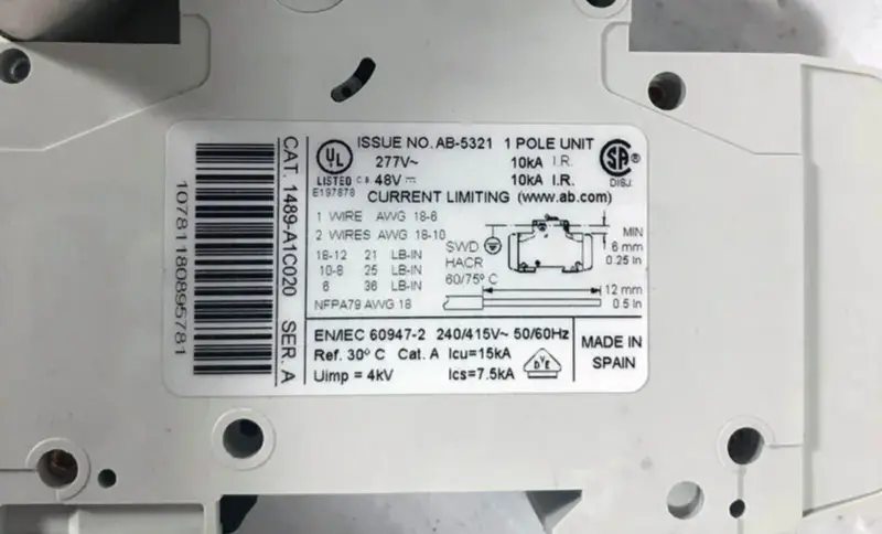 Allen-Bradley 1489A1C020