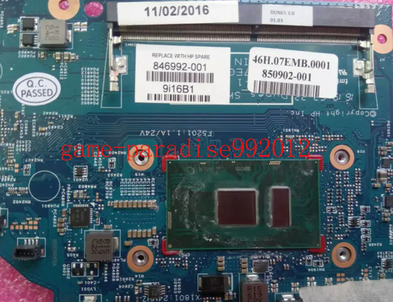 Základní deska HP 846992-001