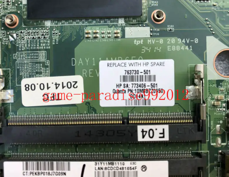 Základní deska HP 763730-501