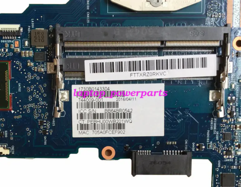 HP 744009-001 744009-001 744009-501 744009-601 Základní deska ATX