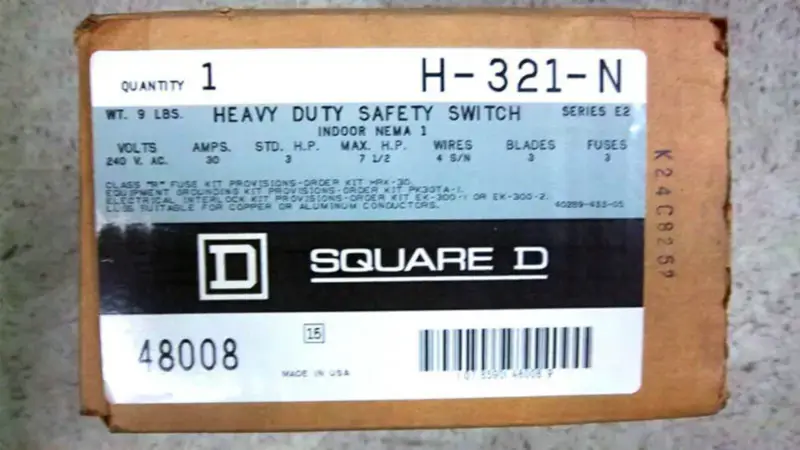 SQUARE D H321N