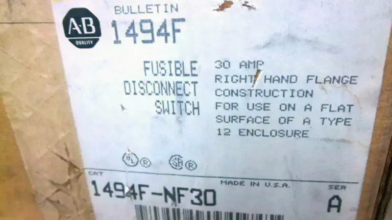 Allen-Bradley 1494FNF30