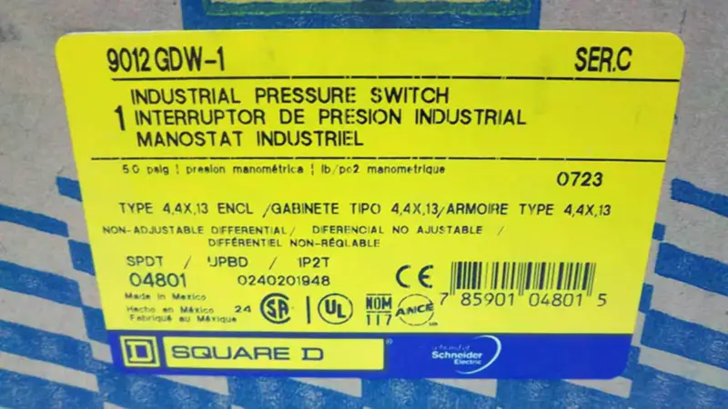 SQUARE D 9012GDW1