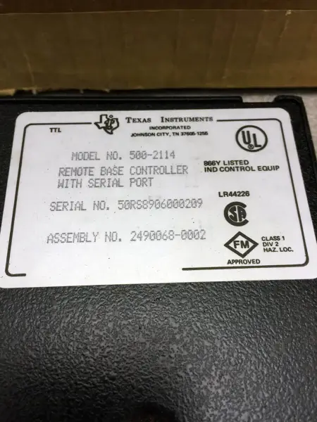 TEXAS INSTRUMENTS 500-2114