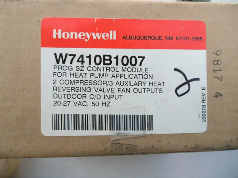 Honeywell W7410B1007