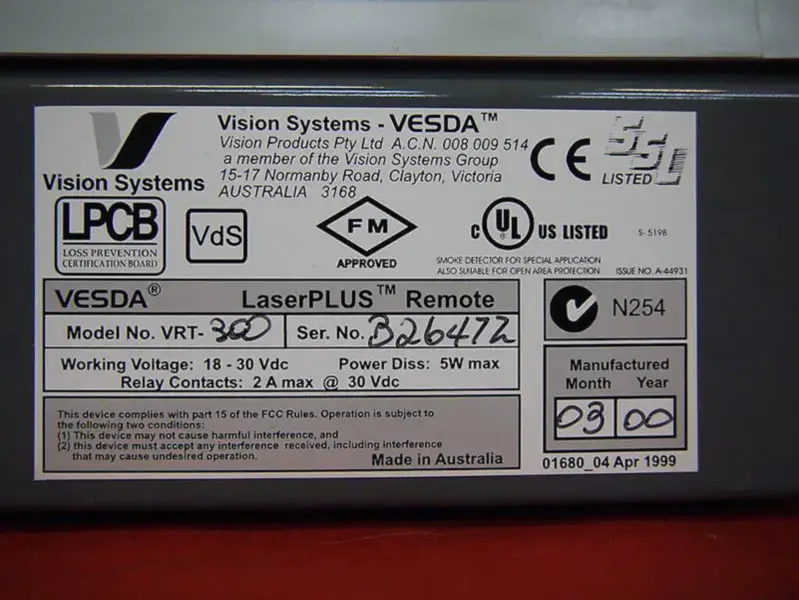 VESDA VRT-300
