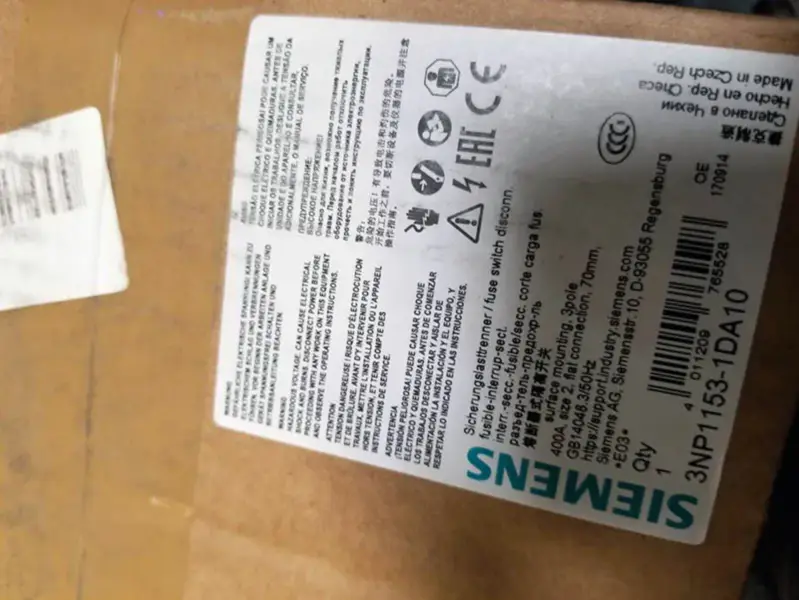 Siemens 3NP1153-1DA10