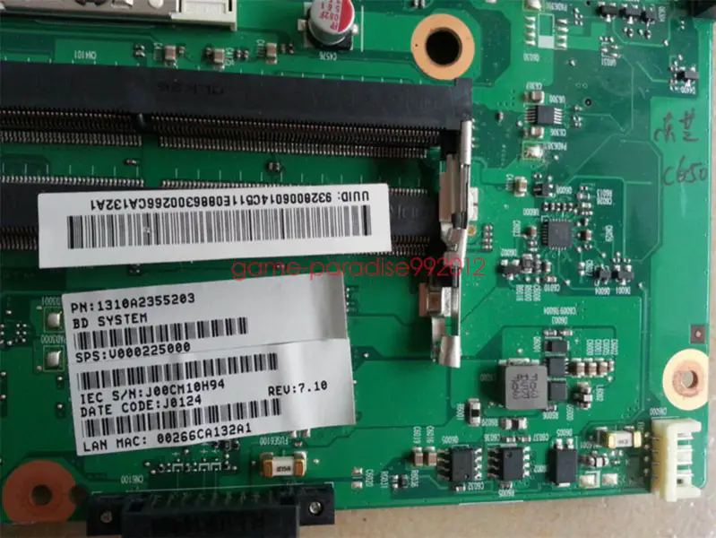 Základní deska Toshiba V000225000