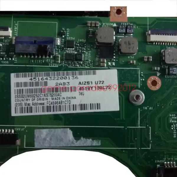 Základní deska Lenovo Yoga260