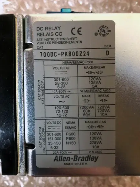 Allen-Bradley 700DCPK800Z24