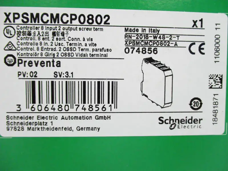 Schneider XPSMCMCP0802