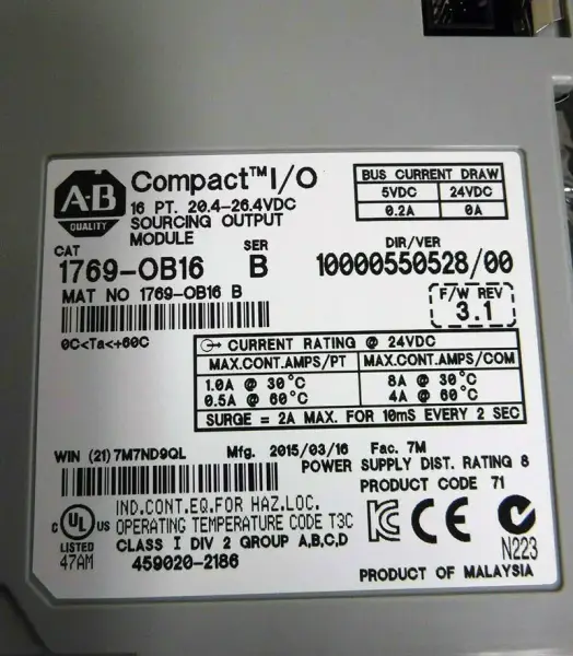 Allen-Bradley 1769-OB16