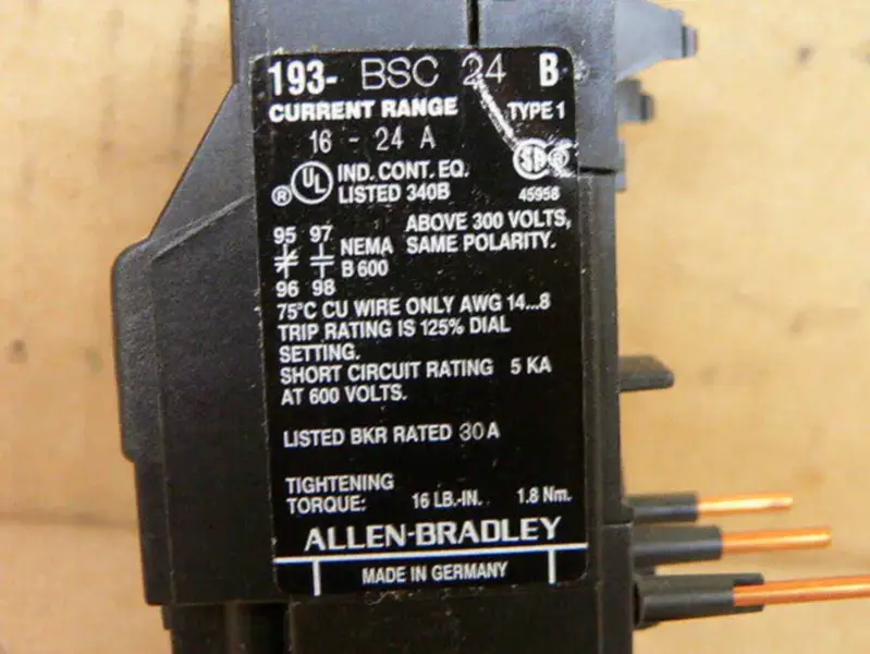 Allen-Bradley 193BSC24