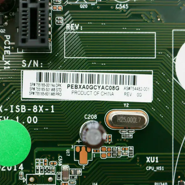 HP 754482-001 202 G2 FX-ISB-8X-1 H81 základní deska