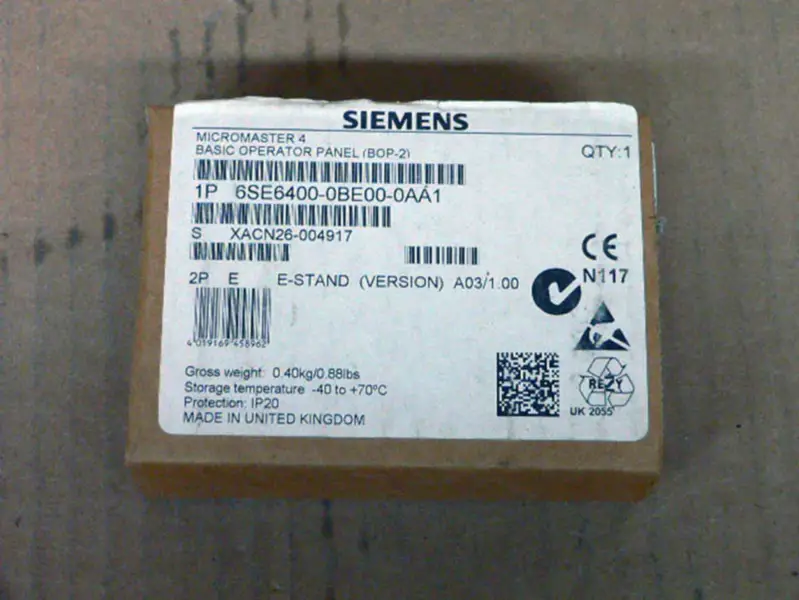 Siemens 6SE6400-0BE00-0AA1