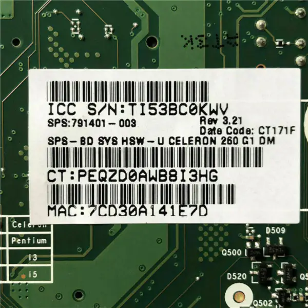 Základní deska HP 791401-003