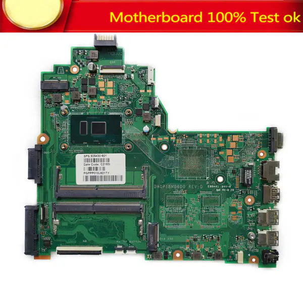 HP 925430-601 DA0P1BMB6D0 se základní deskou s procesorem SR342 i5-7200u