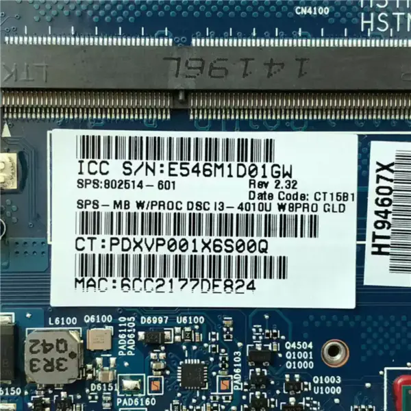 Základní deska HP EliteBook 840 850 G1 6050A2559101-MB-A03 802514-601