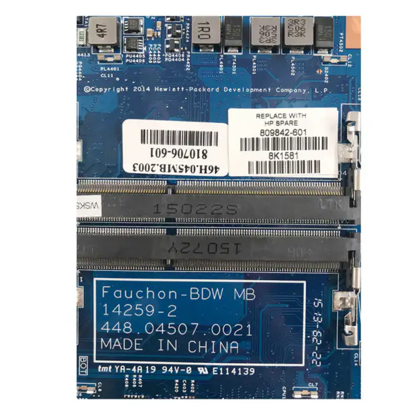 Základní deska HP 809842-001