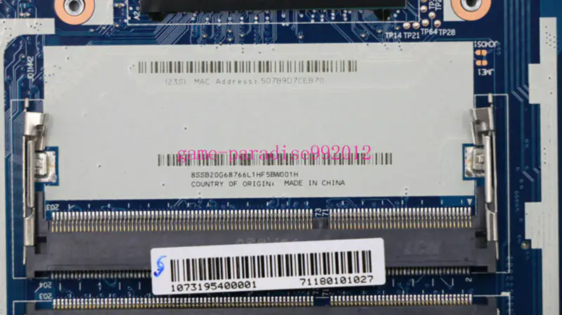 Základní deska Lenovo 00HT660